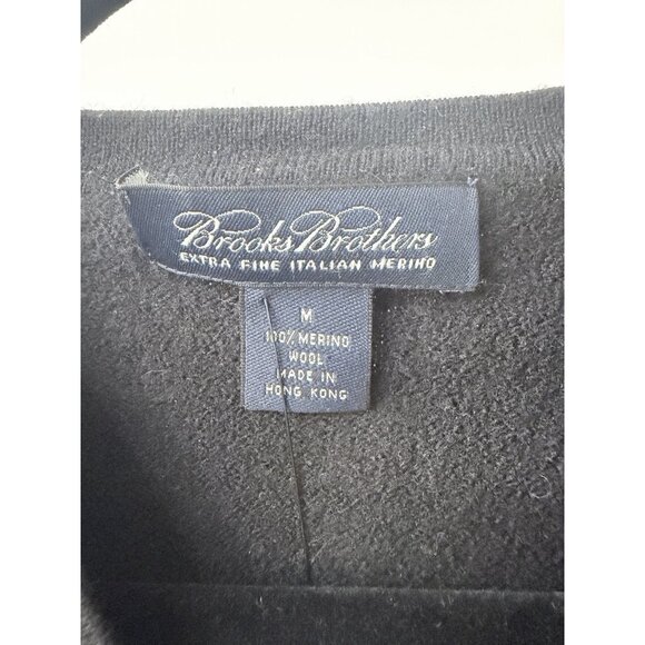 VTG Brooks Brothers Women's Vintage 100% Wool Knit Cardigan Sweater Size M - Picture 2 of 5